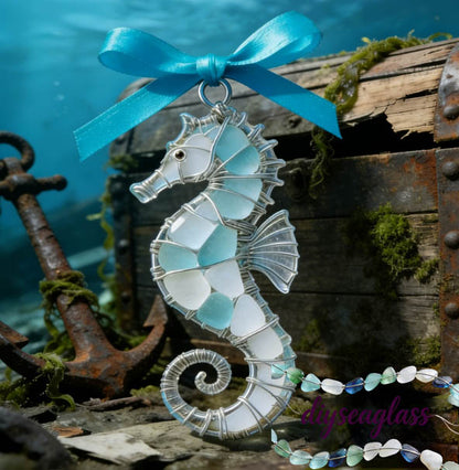 🔥Hand-Wrapped Sea Glass Collection💎Timeless Coastal Art