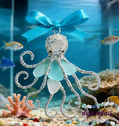 🔥Hand-Wrapped Sea Glass Collection💎Timeless Coastal Art