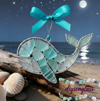 🔥Hand-Wrapped Sea Glass Collection💎Timeless Coastal Art