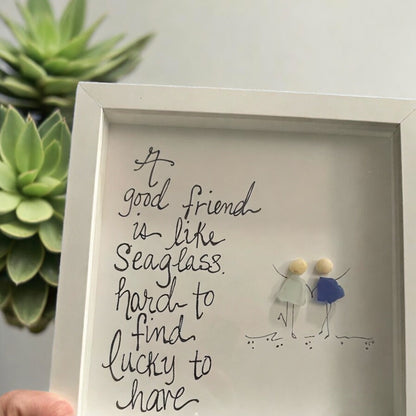 Friendship sea glass