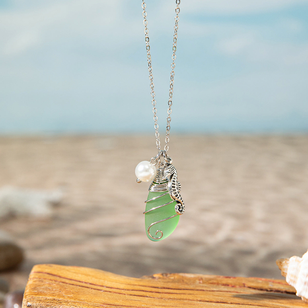 🎁2024 Specical Gift🎁Sea Glass Necklaces