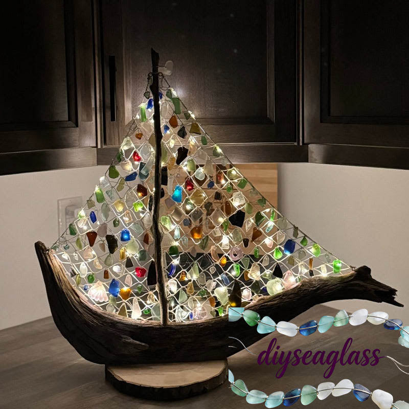 🔥Final Inventory 70% OFF🌊 Sea Glass Boat