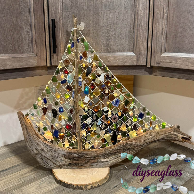 🔥Final Inventory 70% OFF🌊 Sea Glass Boat