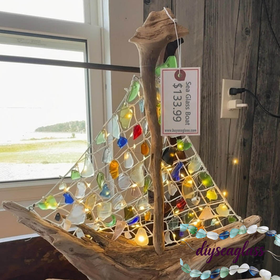 🔥Final Inventory 70% OFF🌊 Sea Glass Boat